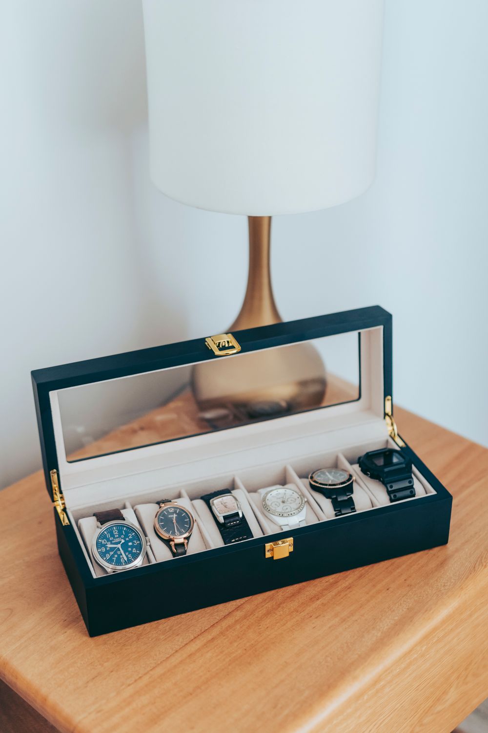 Caja organizadora de relojes