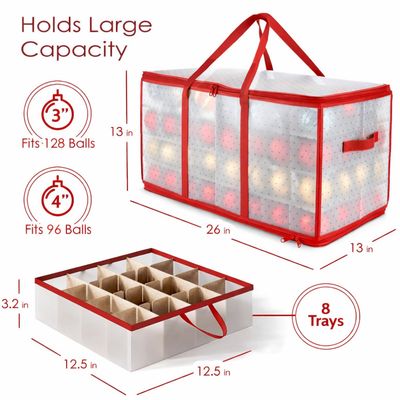Organizador para 128 ornamentos