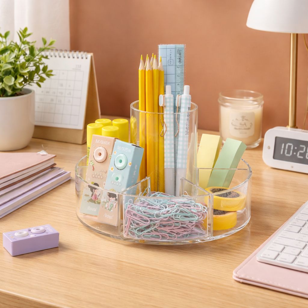 Organizador giratorio con divisiones Organizador giratorio con divisiones