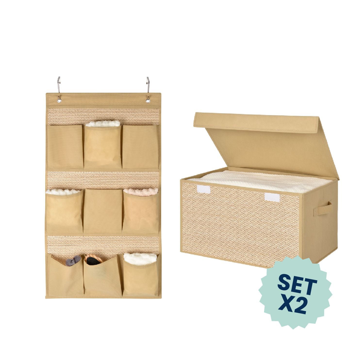 Dúo - Organizador colgante + Caja de almacenamiento L Dúo - Organizador colgante + Caja de almacenamiento L