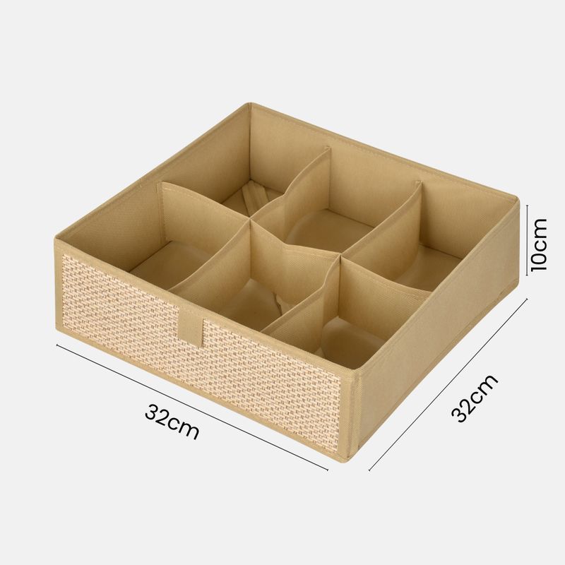 Set 3 - 1 Organizador colgante + 2 cajas de 6 compartimentos