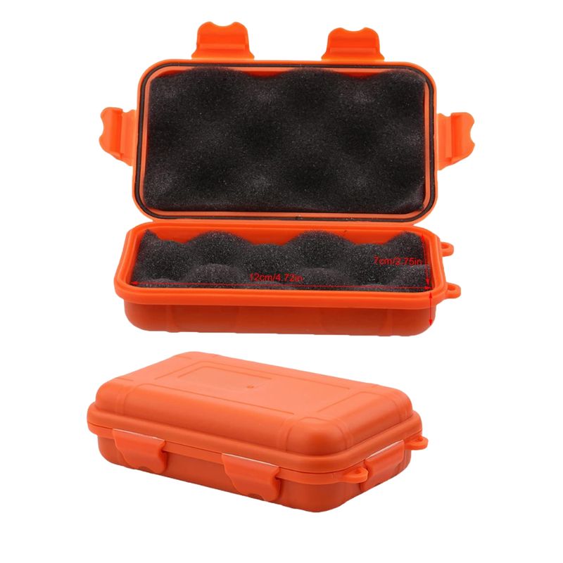 Estuche rígido naranja - mediano