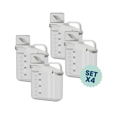 Set 4 - Contenedores 2000ml