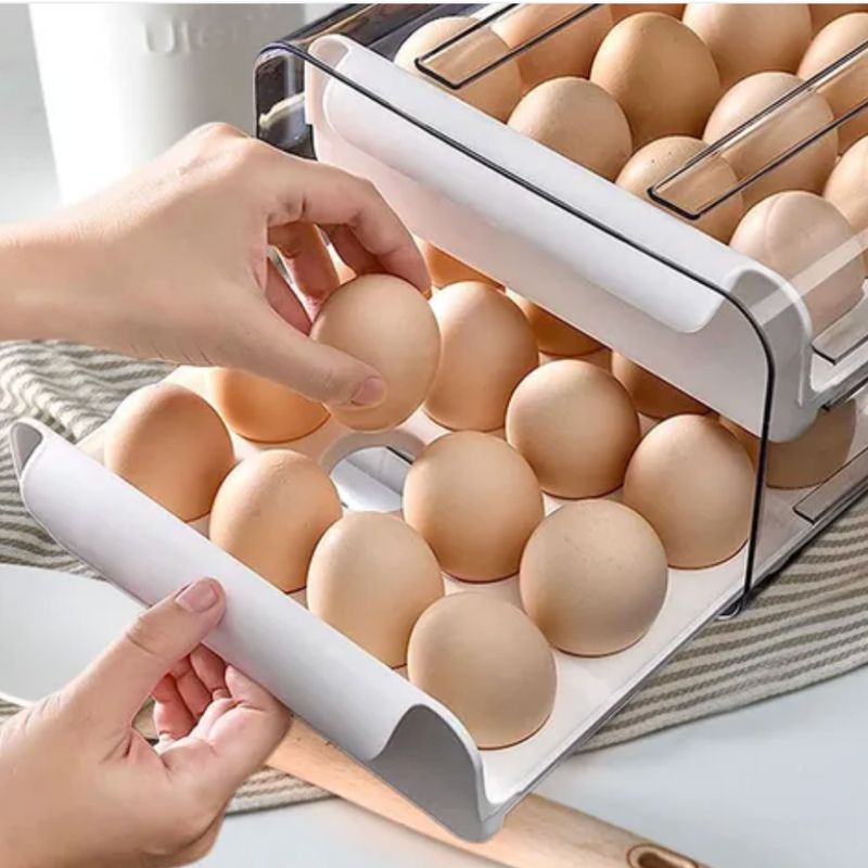 Organizador de huevos 2 niveles