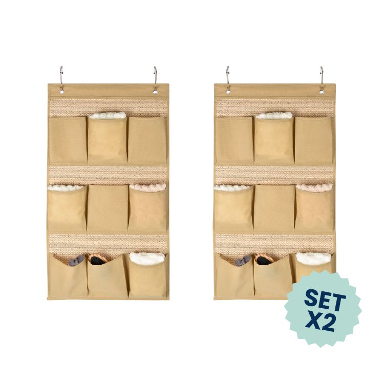 Dúo - Organizador colgante para puerta
