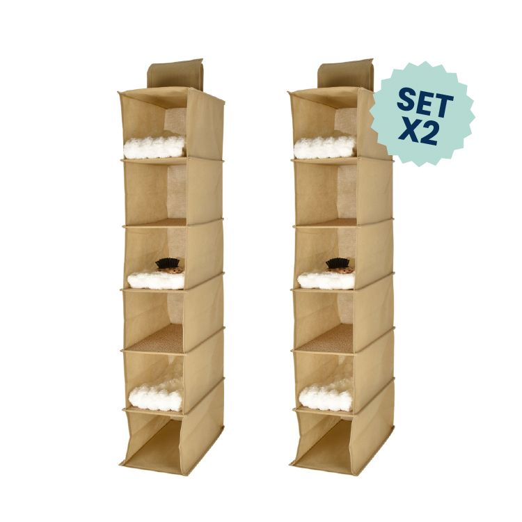 Dúo - Organizador colgante para closet Dúo - Organizador colgante para closet