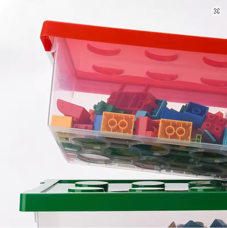 Set 4 - Cajas para juguetes rojas