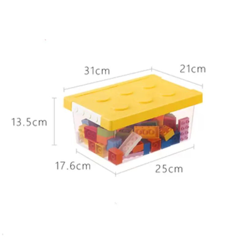 Set 4 - Cajas para juguetes amarillas