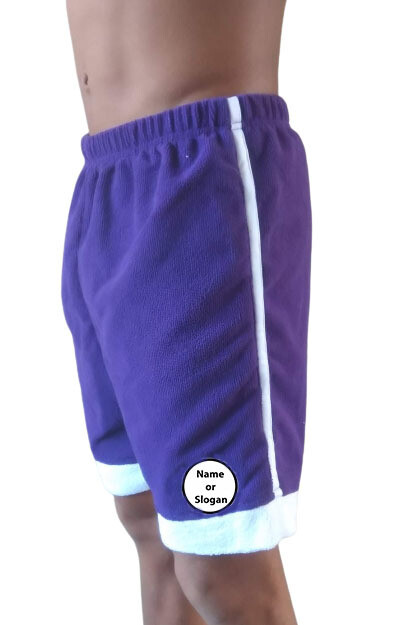 Sports Towel Short Unisex - Bottom Stripe
