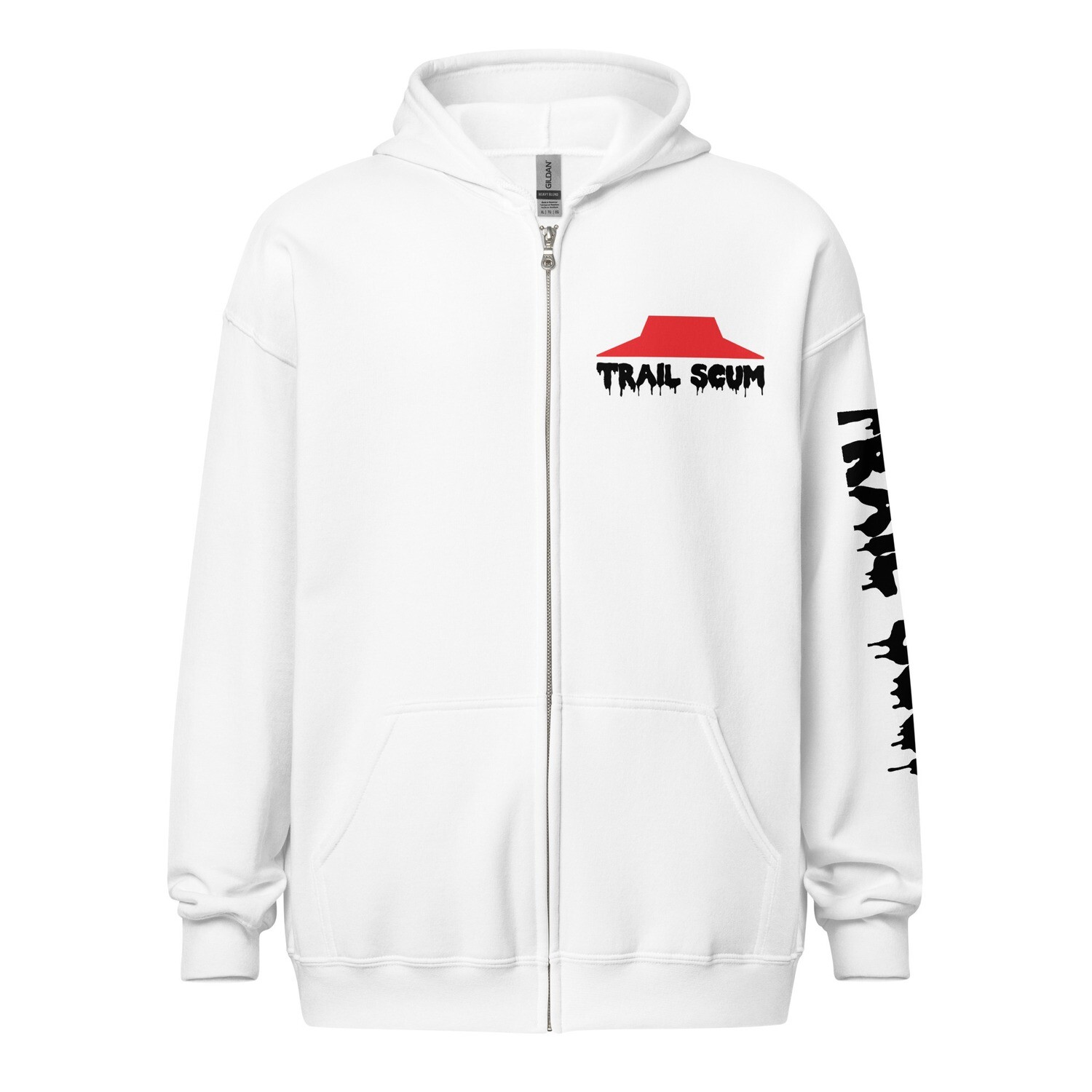 Pizza Scum heavy blend zip hoodie