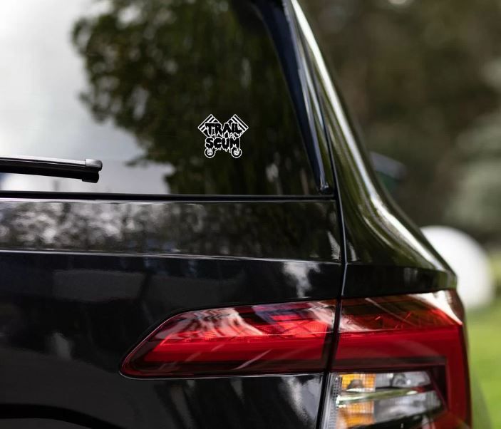 T$ Bubble-free stickers
