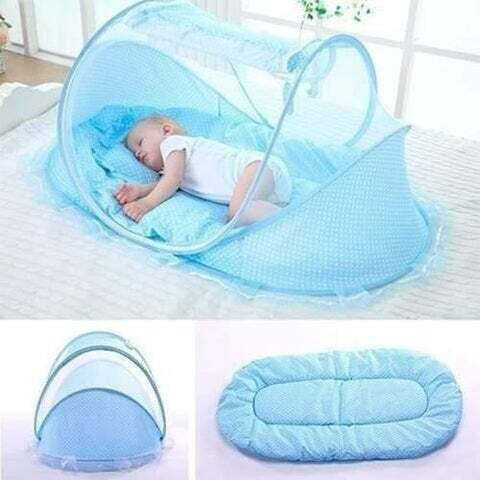 Large Blue Baby Sleeping Tent
