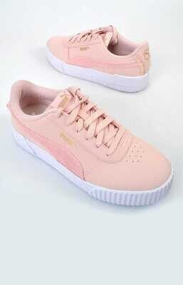 Ladies Puma Carina Ruffle Lotus Sneakers