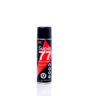 3M™ Super 77™ Multipurpose Spray Adhesive, Beige, 500 ml