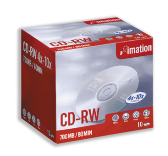 IMATION Compact Disc - CD-RW 4x 10&#39;s Pack