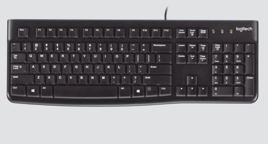 Logitech K120 USB Standard Computer Keyboard