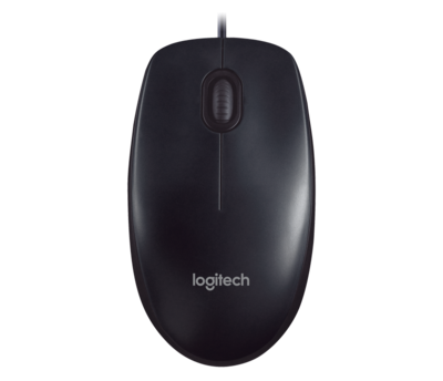 Logitech M90 Optical USB Mouse, Black