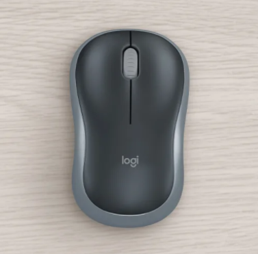 Logitech M185 Compact Wireless Mouse designed for laptops