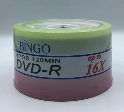 Bingo DVD-R 50pcs Spindle - Printable DVD