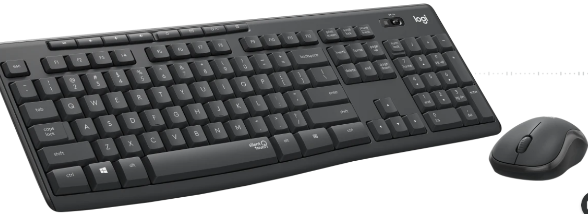 Logitech MK295 Silent Wireless Keyboard + Mouse Combo