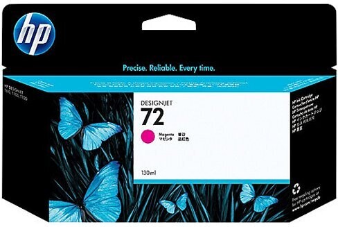 HP 72 130-ml Magenta DesignJet Ink Cartridge, C9372A