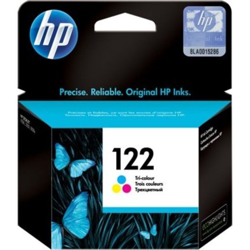HP 122 Tri-colour Original Ink Cartridge (CH562HE)