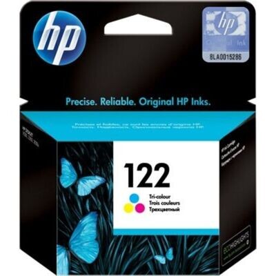 HP 122 Tri-colour Original Ink Cartridge (CH562HE)