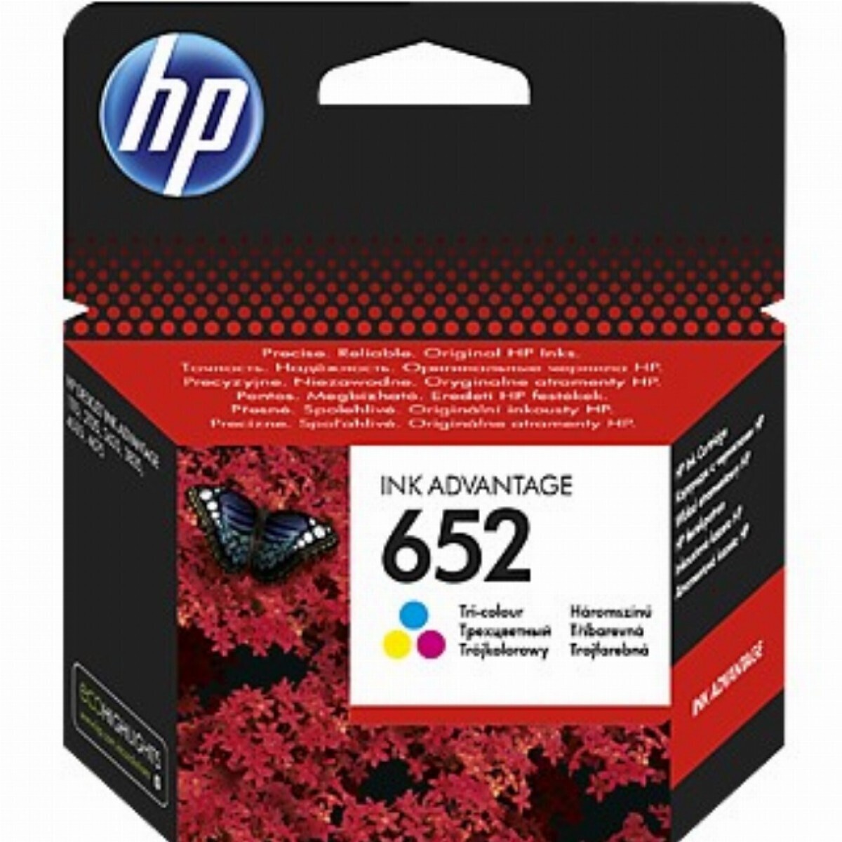 HP 652 Tri-color Original Ink Advantage Cartridge
(F6V24AE)