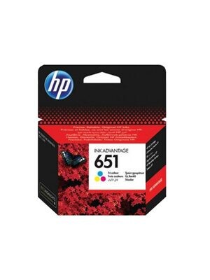 HP 651 Tri-color Original Ink Advantage Cartridge (C2P11AE)