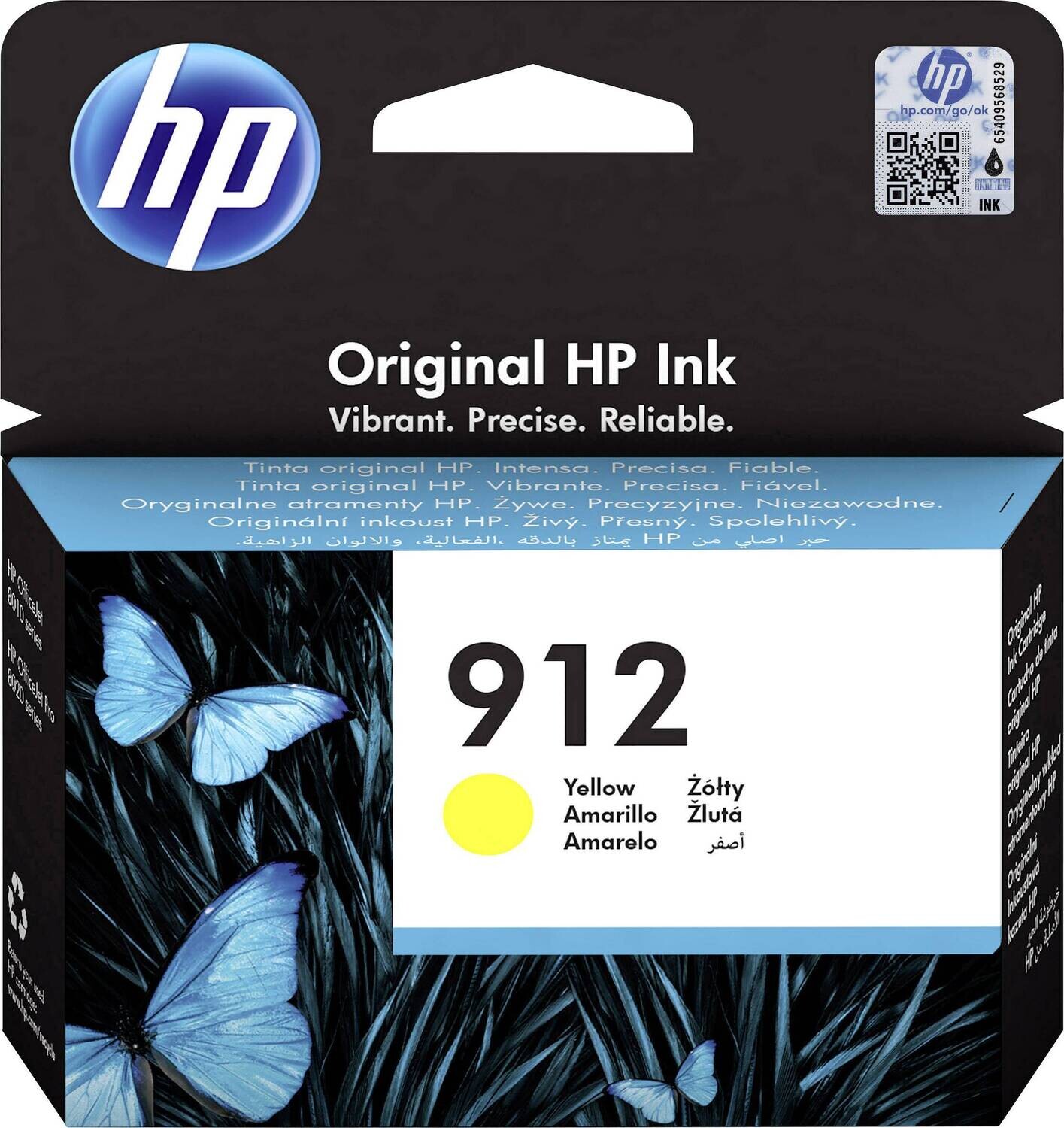 HP 912 Yellow Original Ink Cartridge (3YL79AE)