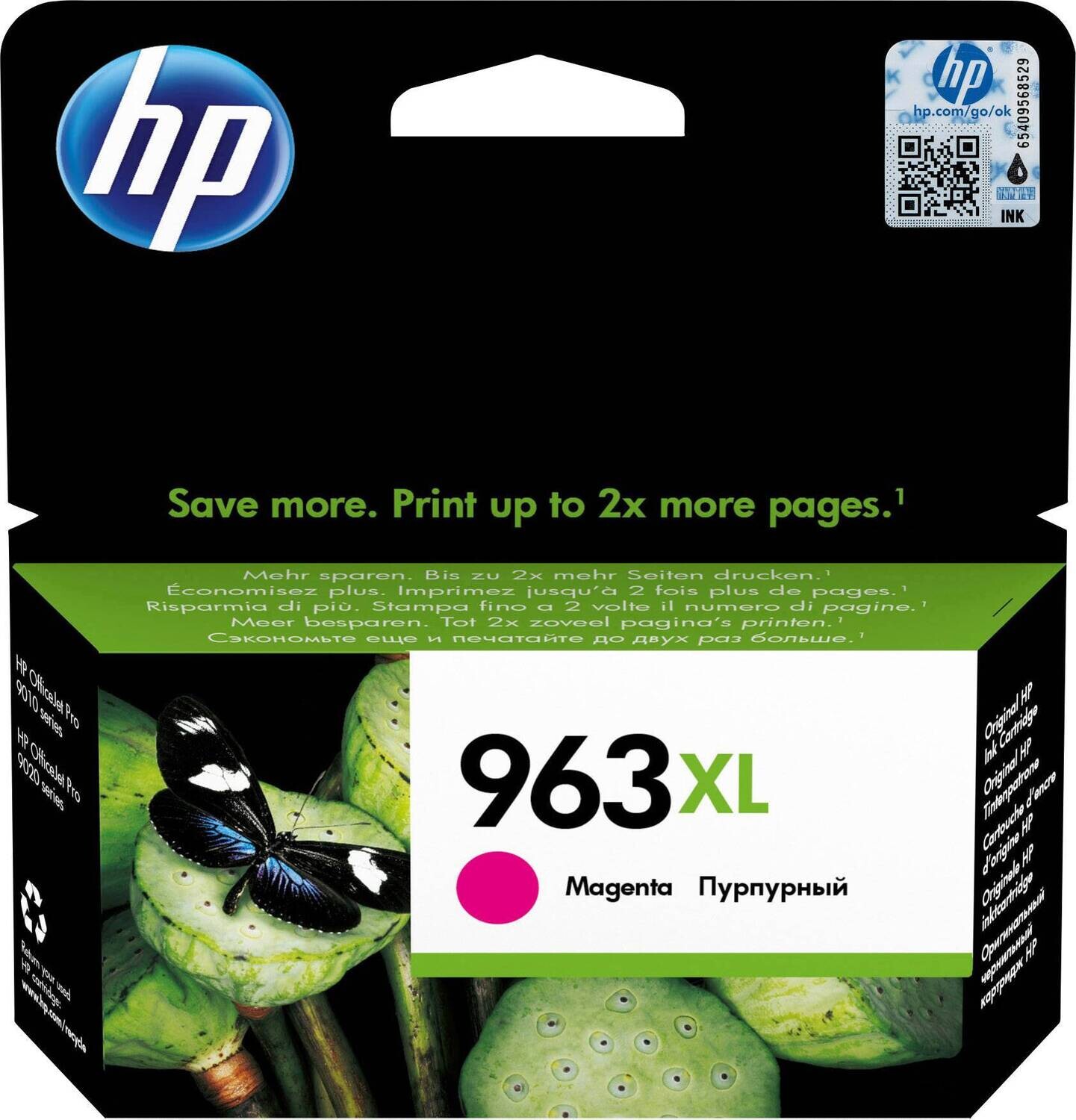 HP 963XL High Yield Magenta Original Ink Cartridge (3JA28AE)