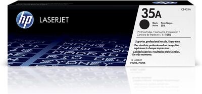 HP 35A Black Original LaserJet Toner Cartridge
(CB435A)