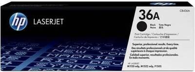 HP 36A Black Original LaserJet Toner Cartridge
(CB436A)