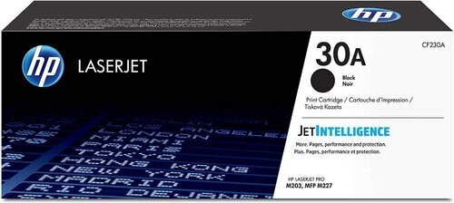 HP 30A Black Original LaserJet Toner Cartridge
 (CF230A)