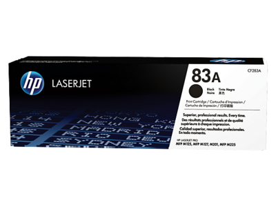 HP 83A Black Original LaserJet Toner Cartridge
 (CF283A)
