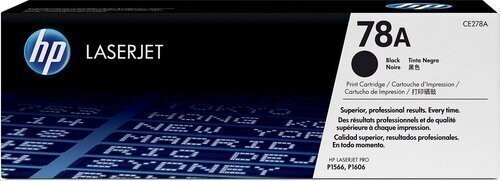 HP 78A Black Original LaserJet Toner Cartridge
(CE278A)