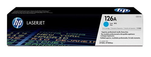 HP 126A Cyan Original LaserJet Toner Cartridge
(CE311A)