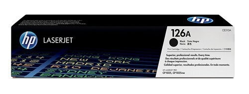 HP 126A Black Original LaserJet Toner Cartridge
CE310A)