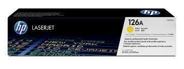 HP 126A Yellow Original LaserJet Toner Cartridge
(CE312A)