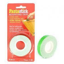 Fantastick FK-M241 Double Sided Mounting Tape, 24mm x 1m, Green