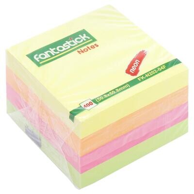 Fantastic Sticky Notes 2in x 2in (4 Neon Colors)