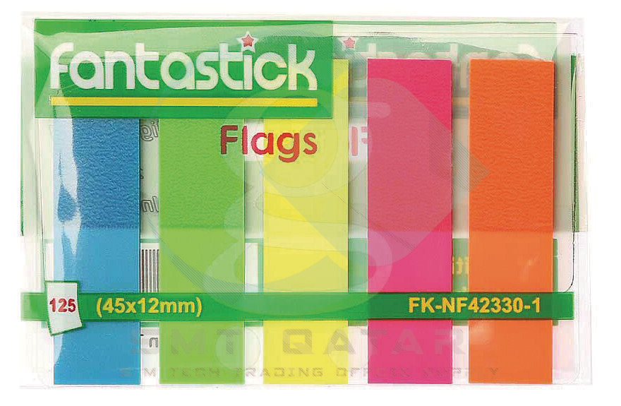 Fantastick Removable Self Stick Film Index Flag 5 Color