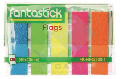 Fantastick Removable Self Stick Film Index Flag 5 Color