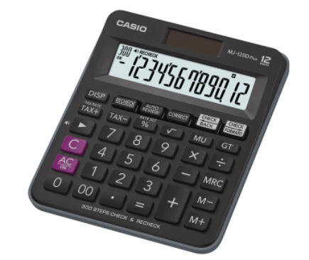 Casio MJ-120D Plus Check Calculator