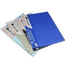 Atlas Clear File / Presentation Book with Transparent Pockets, A4 &amp; Foolscap size
