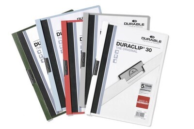DURABLE DURACLIP® 30 A4 Presentation File with clip bind