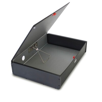 Alba Rado Rigid Closed Box File, Black