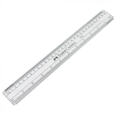Faber-Castell Plastic ruler 15, 30cm