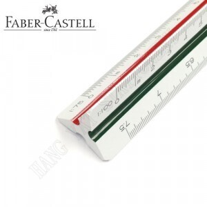 Faber-Castell Triangular Plastic ruler / Reduction Scale 30cm