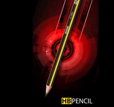 GiGis HB Graphite Pencils With Eraser